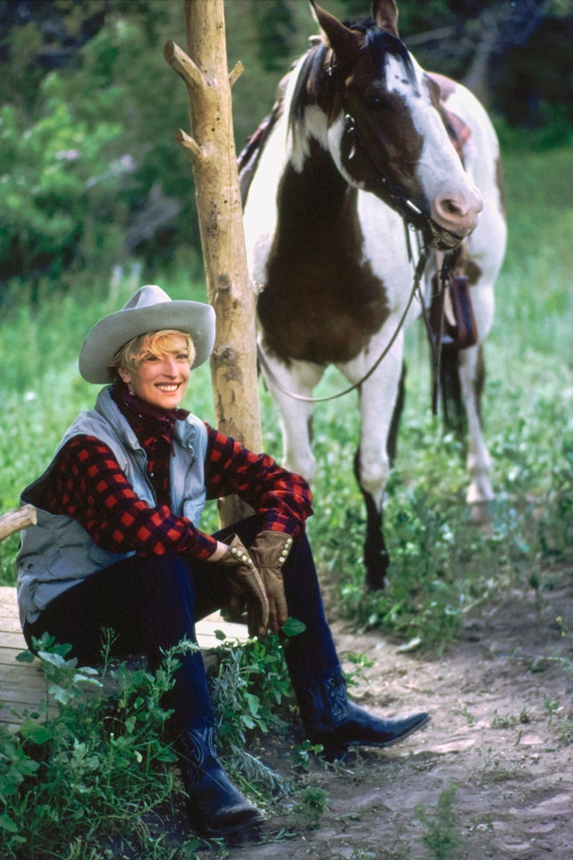 Татьяна Патиц на съемке для Vogue US 1989