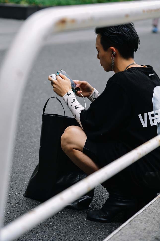 Streetstyle на Неделе моды в Токио