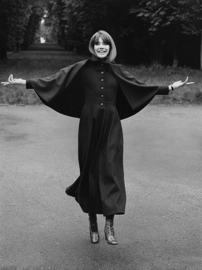 Франсуаза Арди на съемке для Vogue US 1970