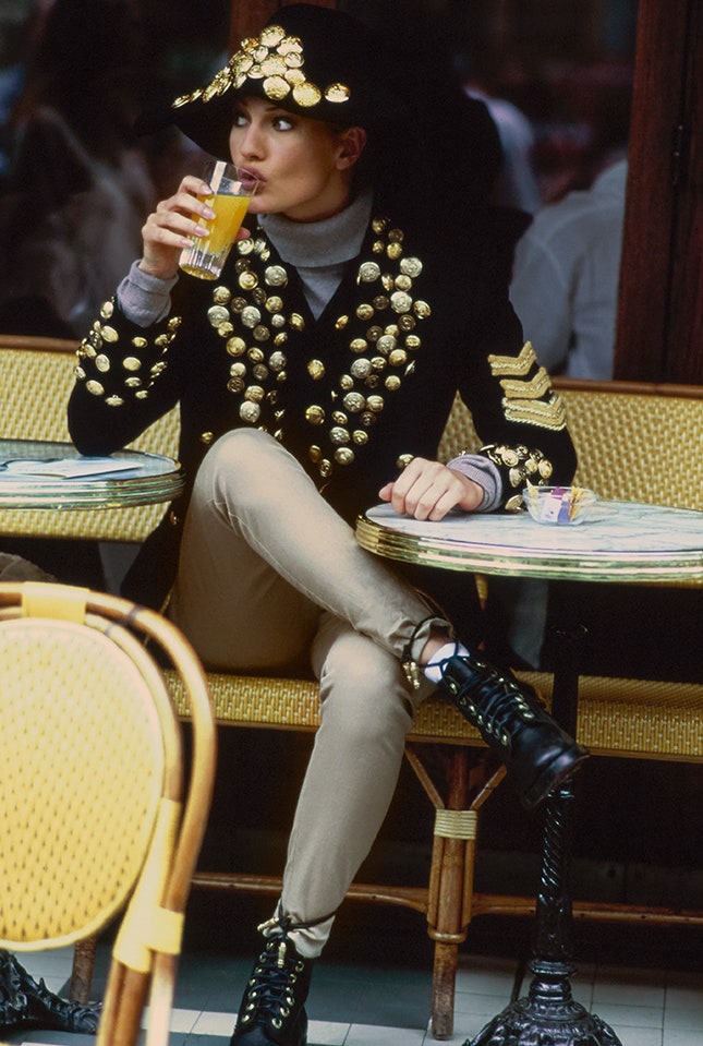 Карен Мюлдер. Фото Артур Элгорт. Vogue US сентябрь 1992