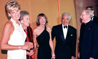 Принцесса Диана Кэтрин Грэм Анна Винтур Ральф Лорен иnbspЛео Дж. ОДонован наnbspмероприятии вnbspВашингтоне 1996.