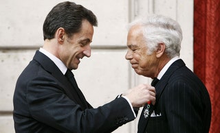 Николя Саркози иnbspРальф Лорен вnbspЕлисейском дворце 2010.