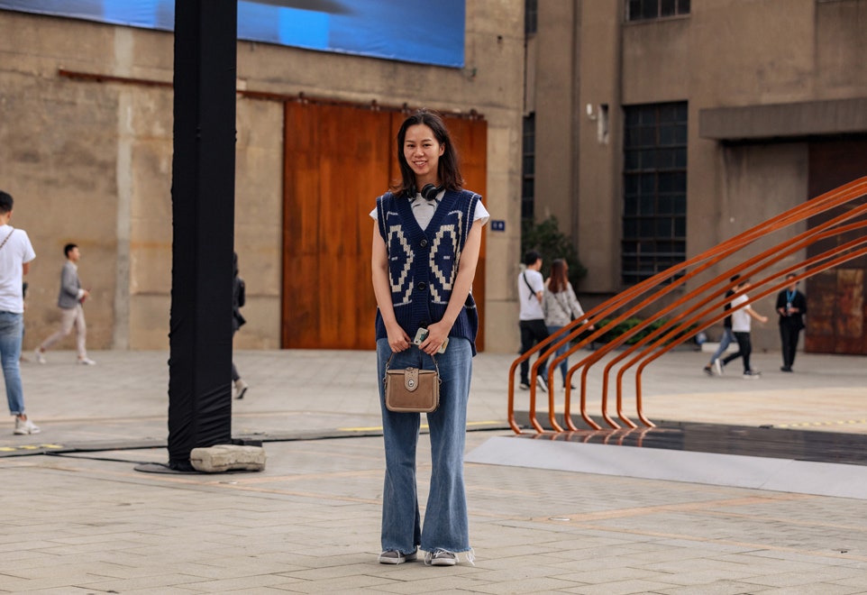 Streetstyle на Неделе моды в Шанхае