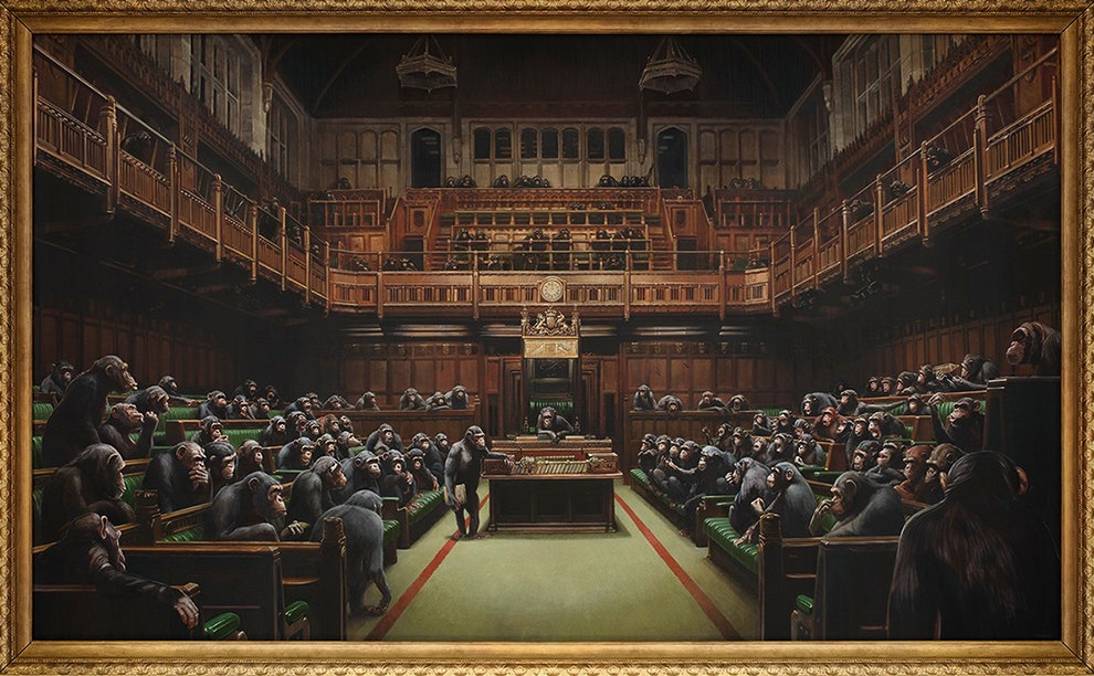 Бэнкси. Devolved Parliament. 2019