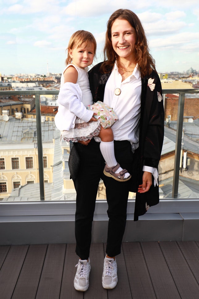 Анна Озеркова с дочерью Дебби