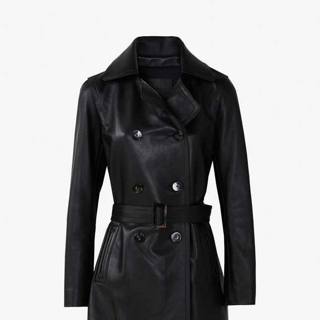 Вещь дня: кожаное пальто Massimo Dutti