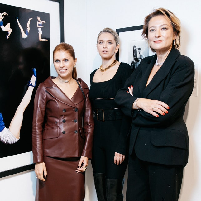 Гости открытия экспозиции культурного фонда Still Art Foundation и журнала Vogue в ЦУМе