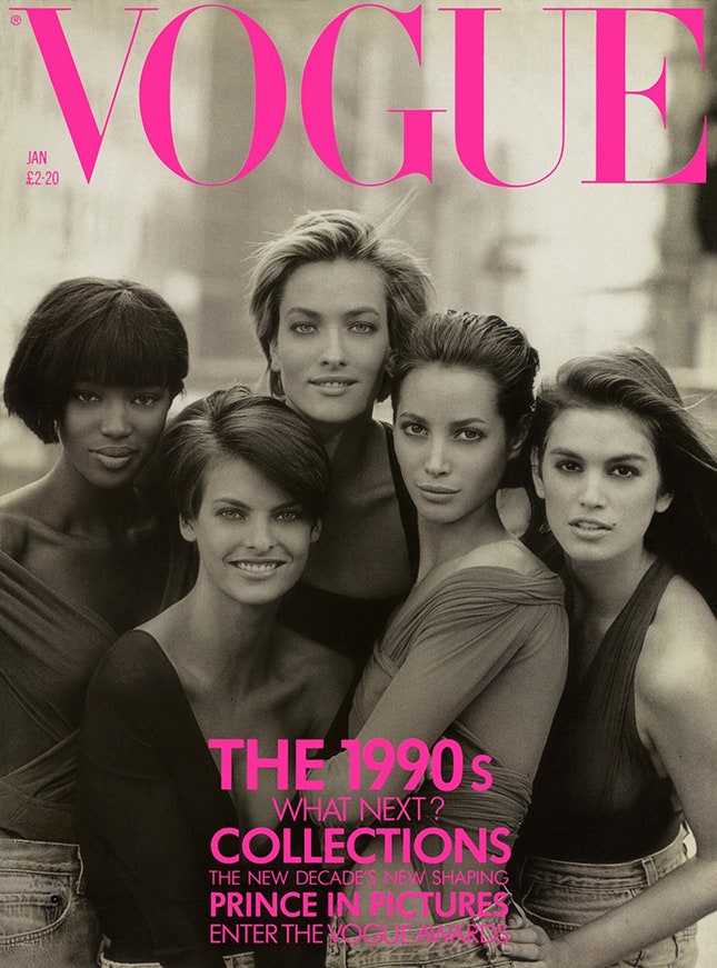 Vogue UK январь 1990