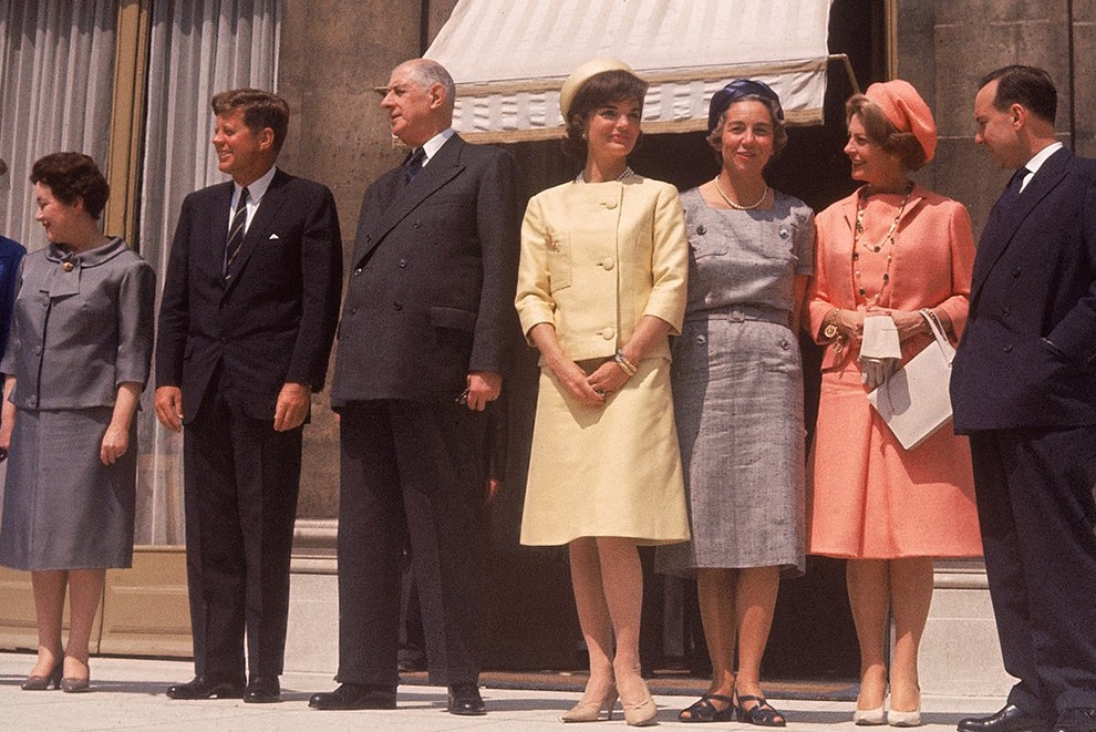 Жаклин Кеннеди в Carolina Herrera 1961