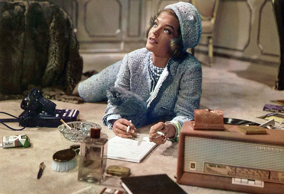 Роми Шнайдер в Chanel в фильме «Боккаччо 70» 1962