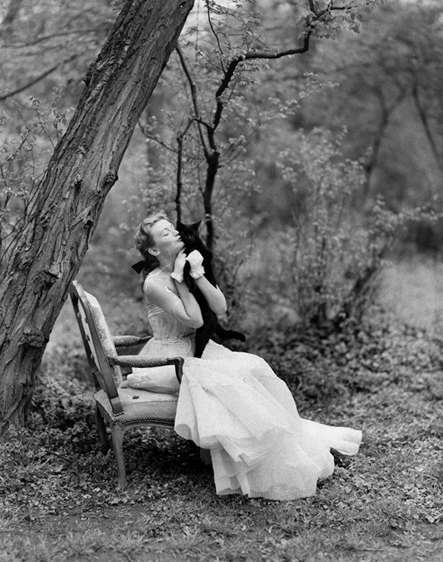 Брижитт Обер. Фото Richard Rutledge. Vogue 1950