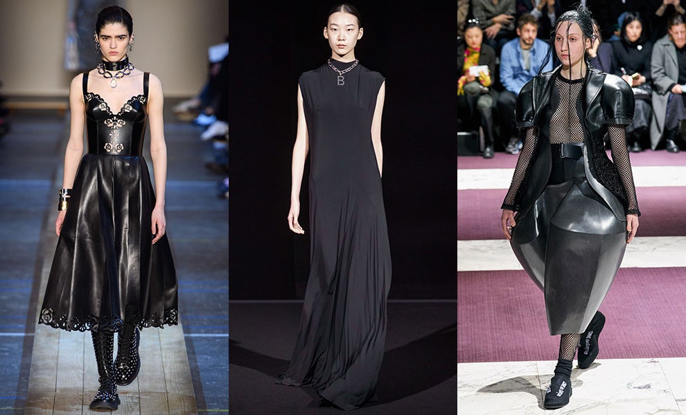Alexander McQueen Balenciaga Comme des Garçons осеньзима 2019
