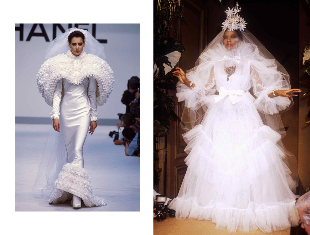 Chanel Haute Couture осеньзима 1987 Yves Saint Laurent весналето 1983