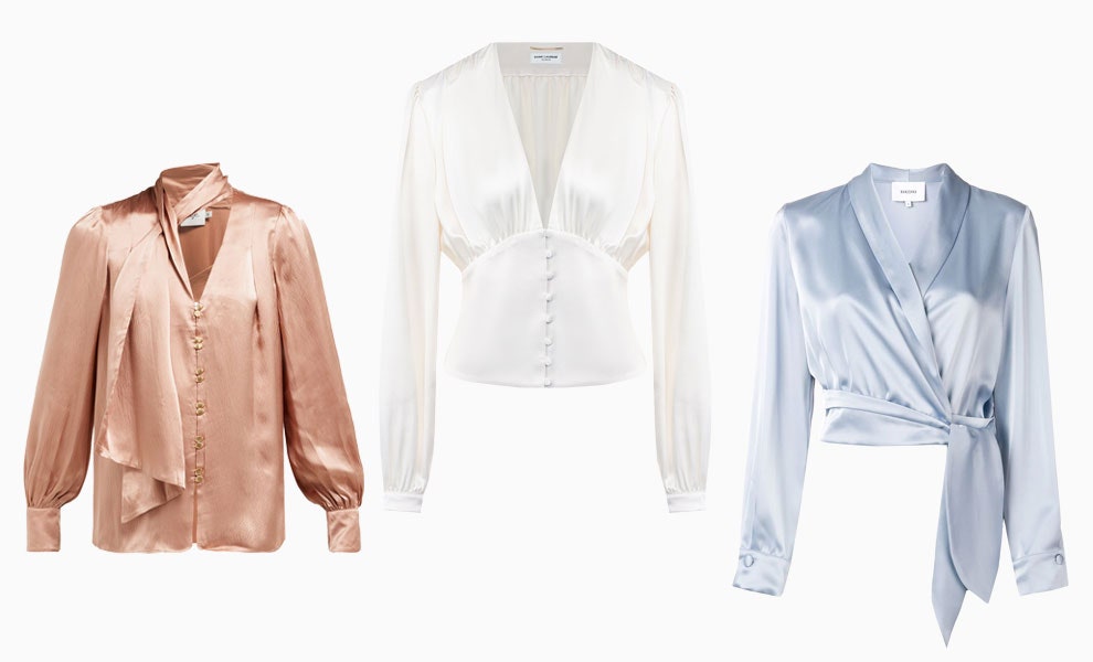 Aje 22732 рубля aje.au Saint Laurent 106500 рублей tsum.ru Nanushka 28525 рублей farfetch.com