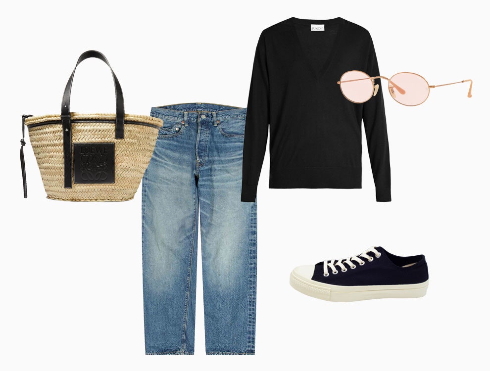 Сумка Loewe 77668 рублей netaporter.com джинсы Buzz Rickson's 13200 рублей code7.ru свитер Raey 14924 рубля...