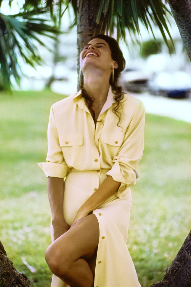 Кэрри Отис в Calvin Klein Vogue 1989