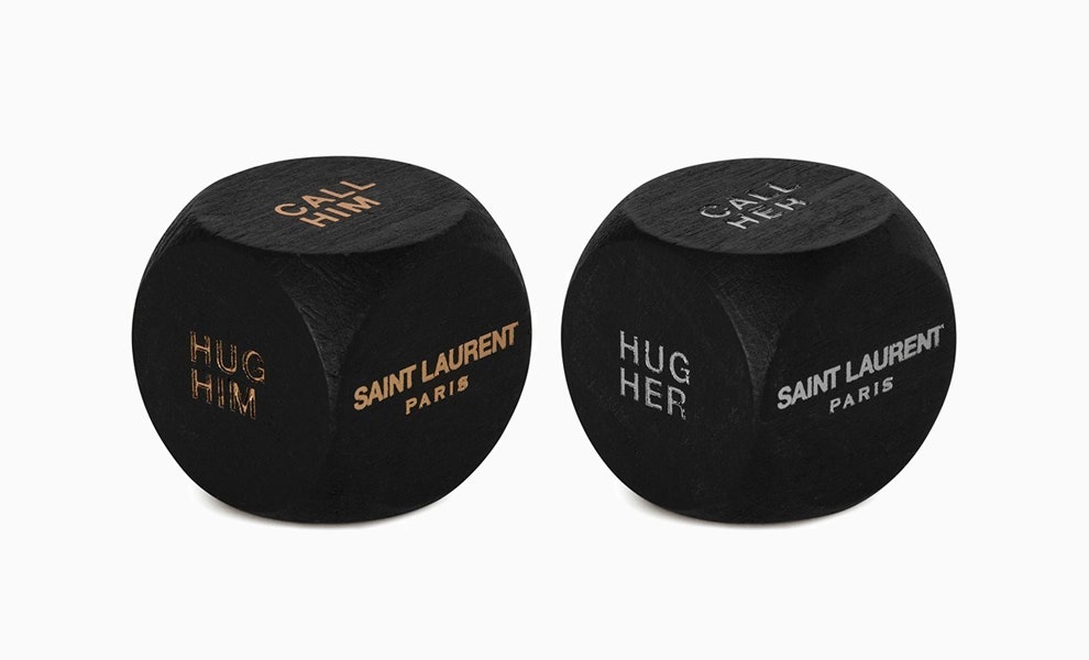 Saint Laurent выпустили кубик Рубика домино и другие игрушки для взрослых