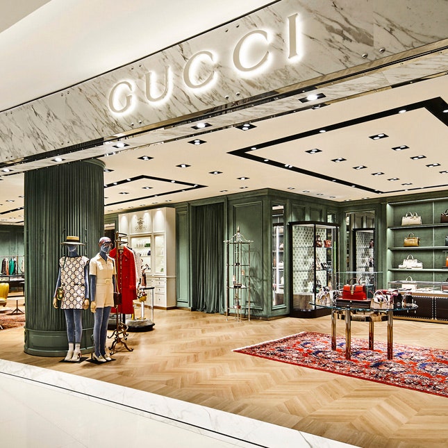 В галереях «Времена года» открылось пространство Gucci