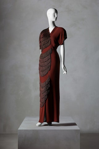 Вечернее платье поnbspэскизу Гилберта Адриана осеньзима 1945.