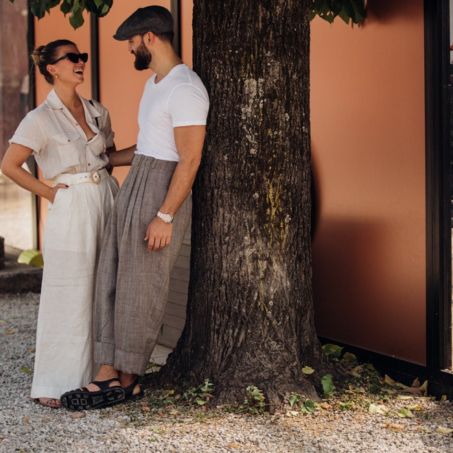 Streetstyle на Pitti Uomo во Флоренции