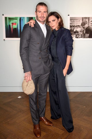 Дэвид и Виктория Бекхэм в Лондоне 2017.