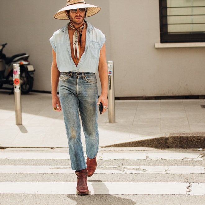 Streetstyle на Неделе мужской моды в Милане