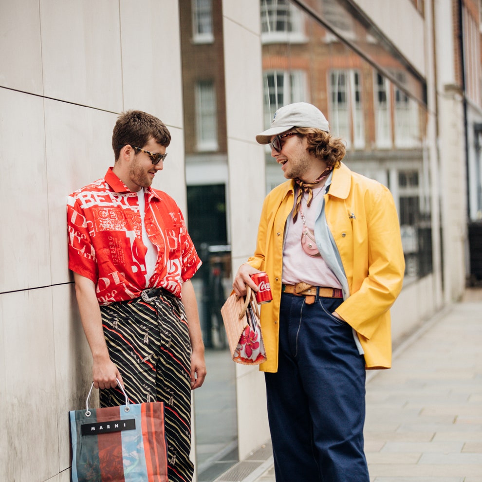 Streetstyle на Неделе мужской моды в Лондоне