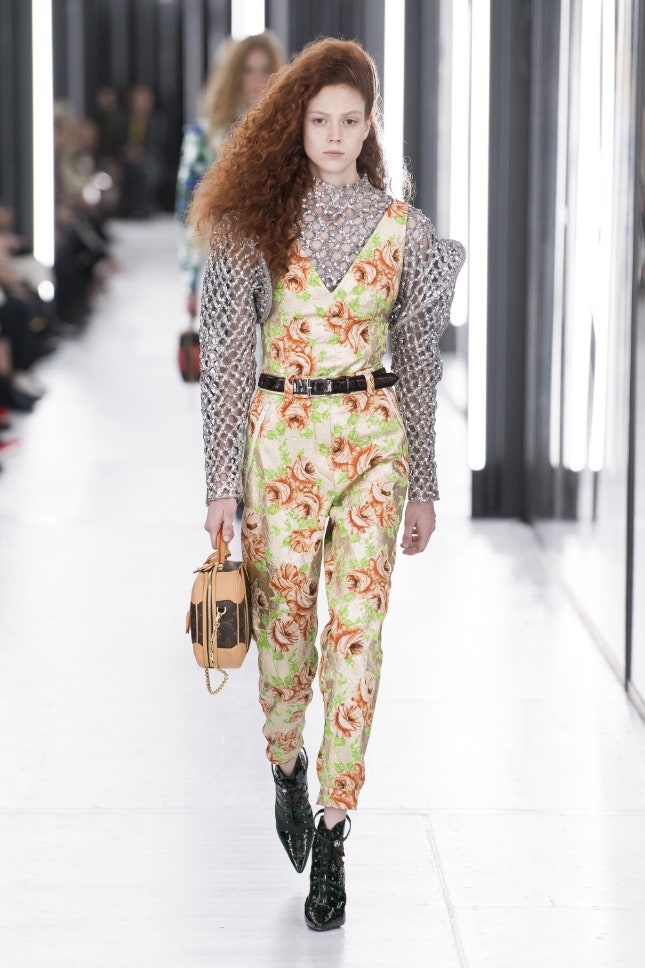Натали Вестлинг на показе Louis Vuitton весналето 2019