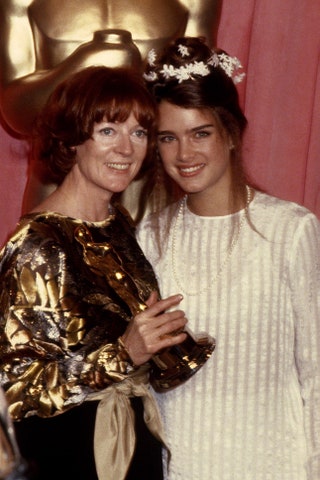 Мэгги Смит и Брук Шилдс на премии «Оскар» 1979.