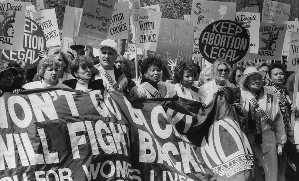 Марш в поддержку права на аборты 1992 Вашингтон