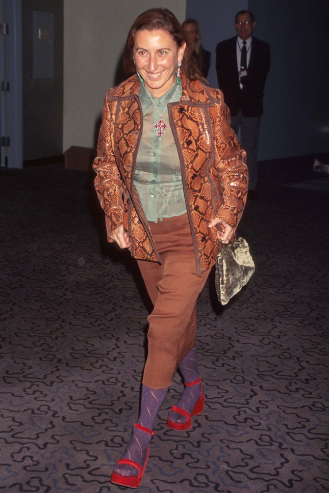 Миучча Прада на церемонии VH1 Fashion Awards в НьюЙорке 1996