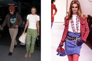 Джонни Депп иnbspКейт Мосс 1989 Карен Мюлдер наnbspпоказе Chanel осеньзима 1991.