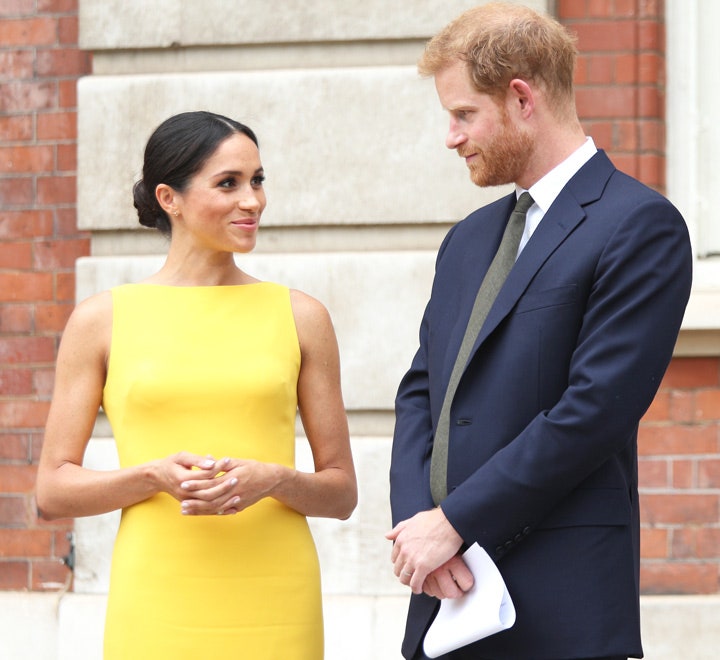 Меган Маркл и принц Гарри в Лондоне июль 2018