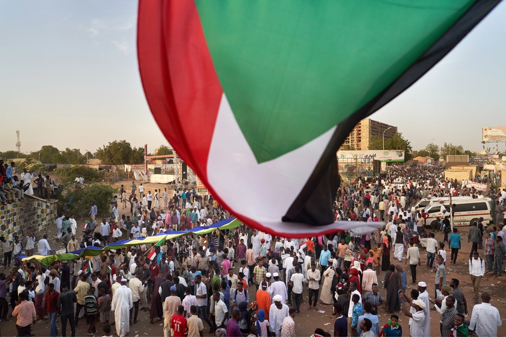 Протесты в Хартуме май 2019