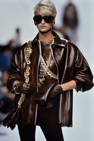 На показе Christian Dior весналето 1991.