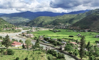 Долина Паро Бутан.