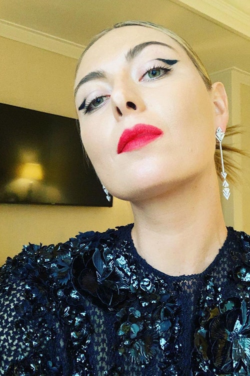 Мария Шарапова фото макияжа для Met Gala 2019