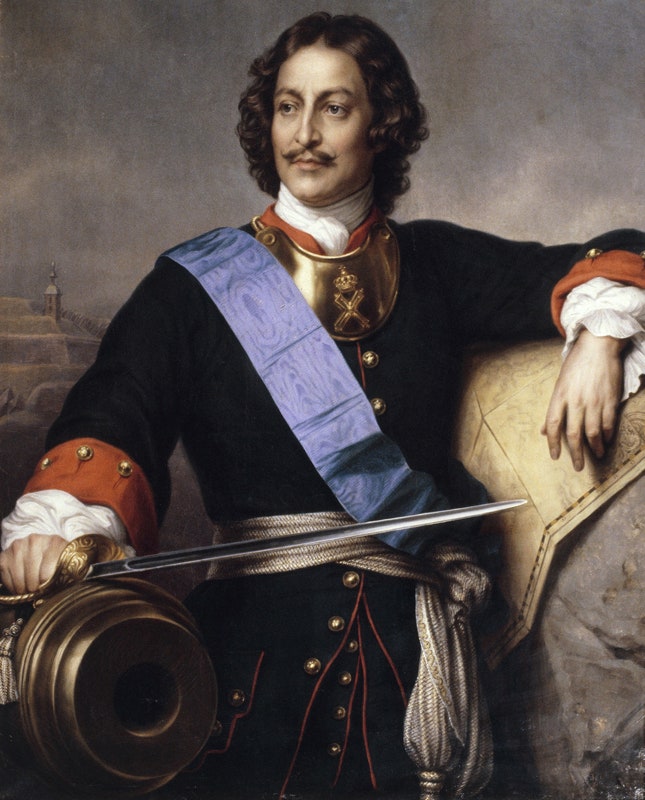 Портрет Петра I Поль Деларош 1838