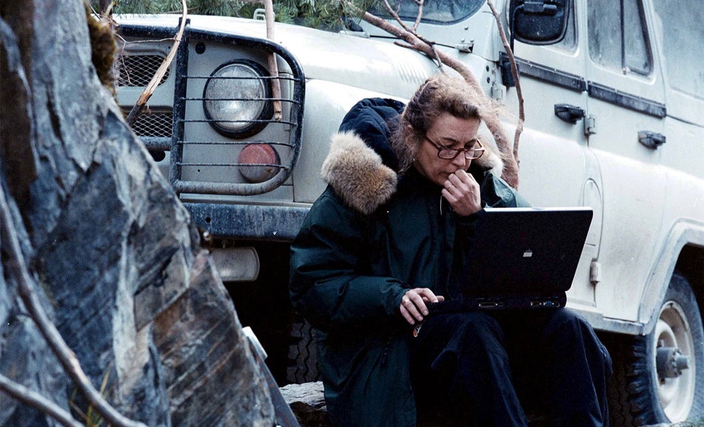 Мэри Колвин в Чечне 1999