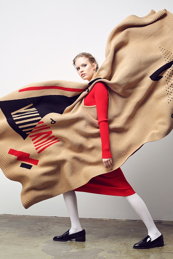 Модный трикотаж от российского бренда SL1P фото авангардной коллекции