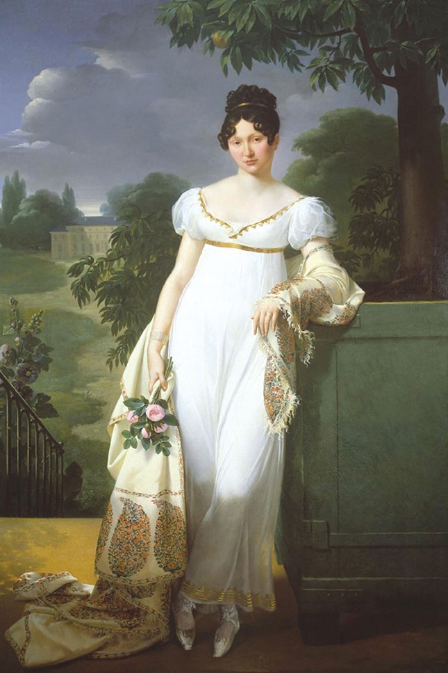 МерриЖозеф Блондель «Жена маршала Бернонвиля» 1808