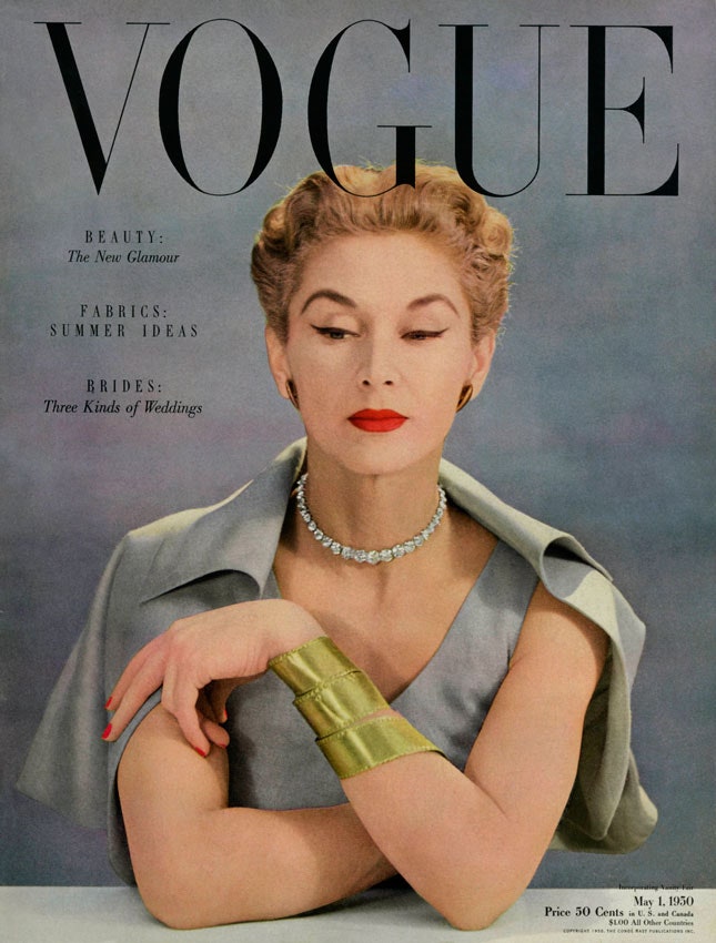 Лиза ФонсагривсПенн на обложке Vogue 1950