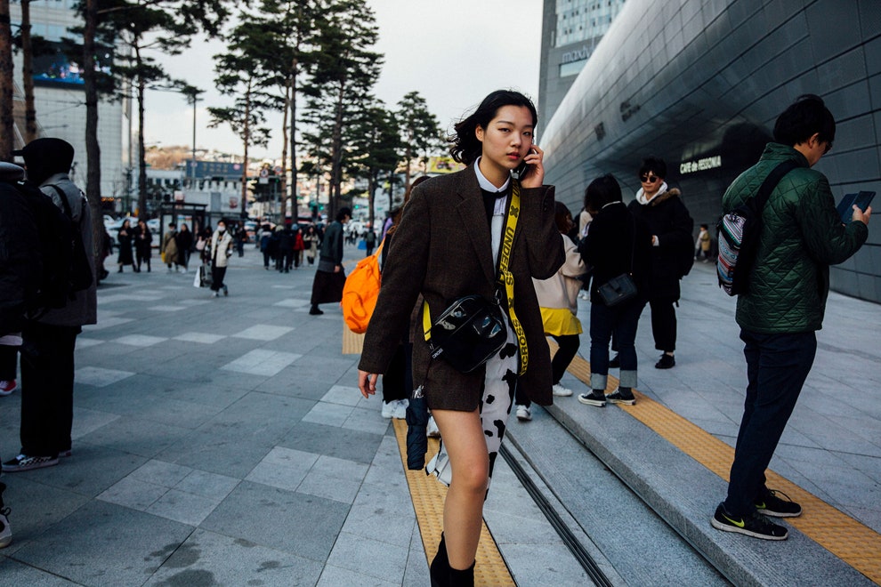Streetstyle на Неделе моды в Сеуле