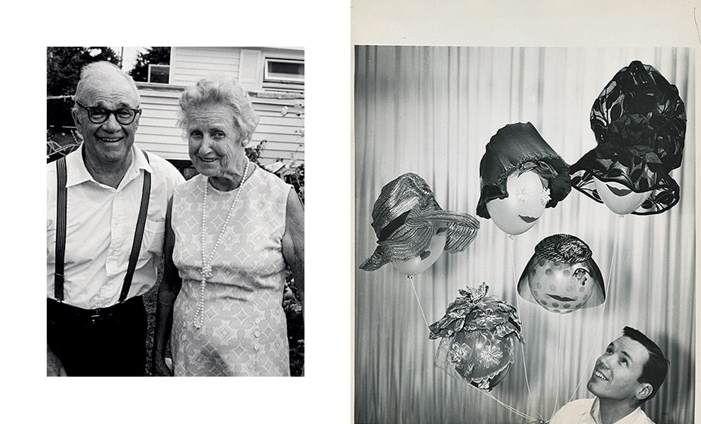 Родители Билла — Уильям и Марион Каннингем 1970е. Билл Каннингем со своими шляпами