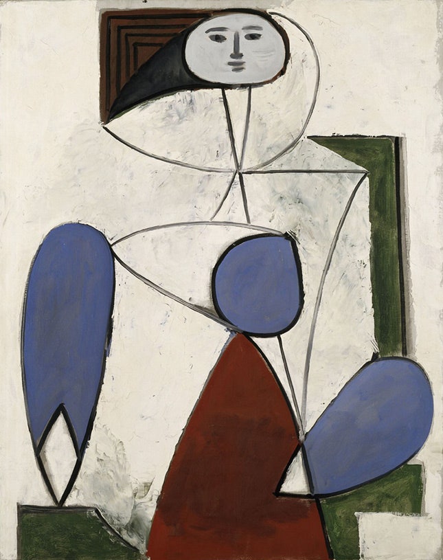 Пабло Пикассо. «Женщина в кресле» 1947