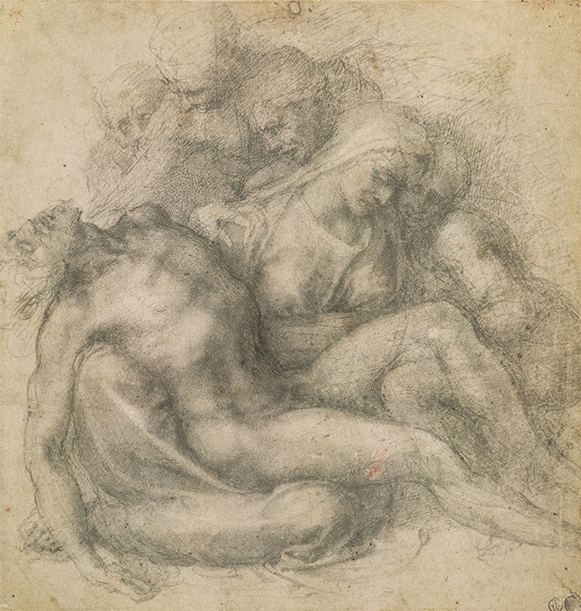 Микеланджело Буонаротти. «Оплакивание мертвого Христа» ок. 1540