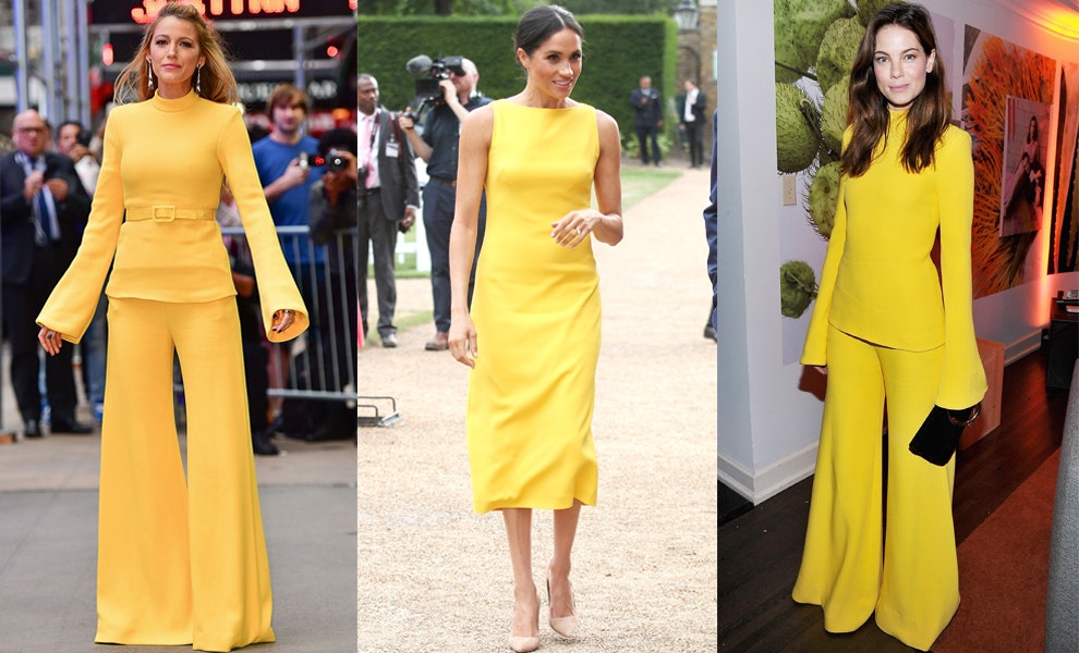 Блейк Лайвли в Brandon Maxwell в НьюЙорке 2017 Меган Маркл в Brandon Maxwell в Мальборохаусе в Лондоне 2018 Мишель...