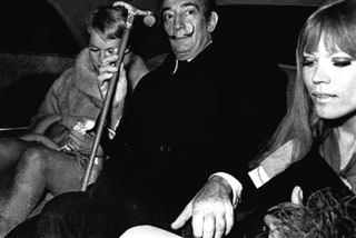 Миа Фэрроу Сальвадор Дали иnbspАманда Лир 1969.