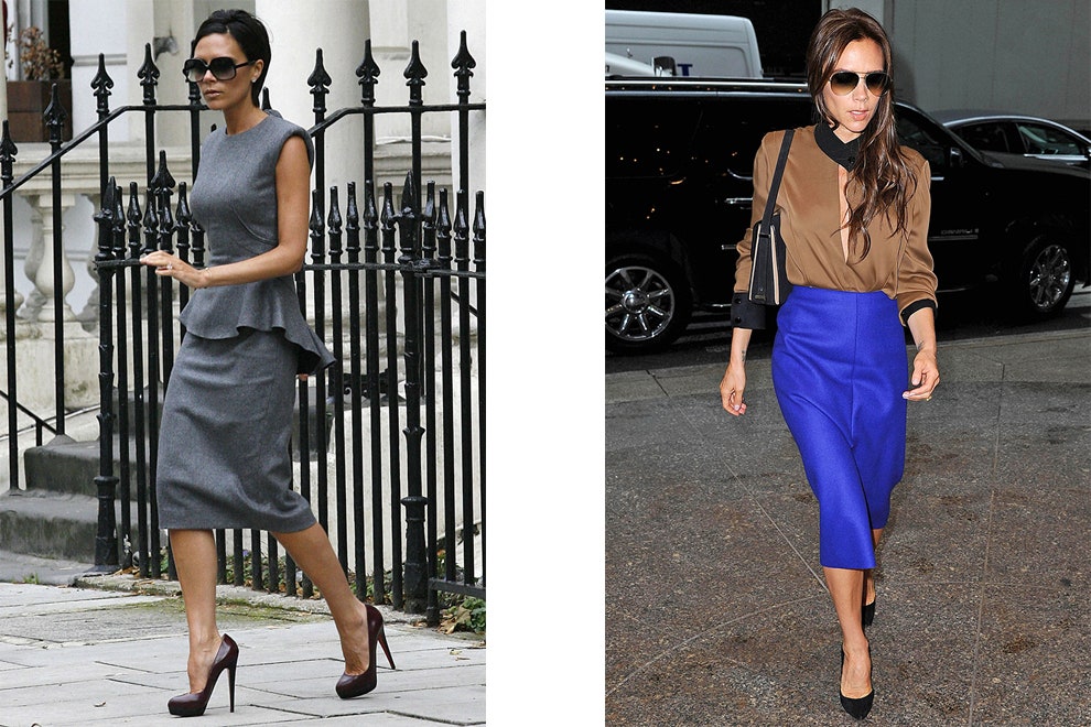В Victoria Beckham в Лондоне 2009 в Victoria Beckham в НьюЙорке 2013