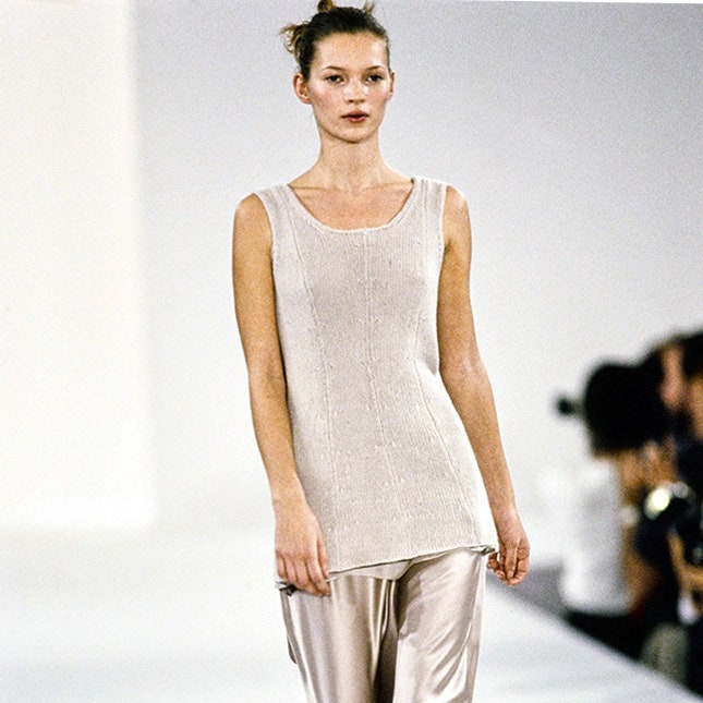 Привет из 1990-х: Кейт Мосс на показах Calvin Klein